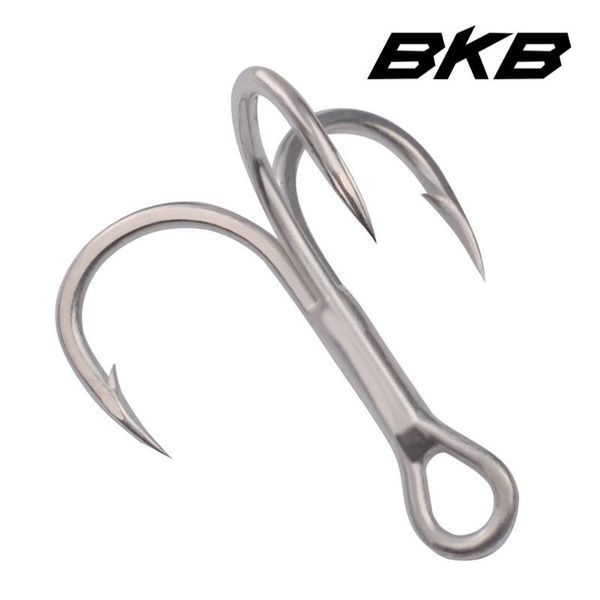 

fishing hooks 5pcs/lot thicker treble hook super sharp strong pull high carbon steel barbed fishhooks lures baits tackle accessories