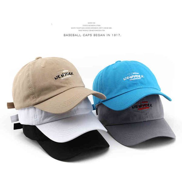 

fashion baseball cap for women and men casual "new york" embroidery hats cotton soft caps hat unisex, Blue;gray