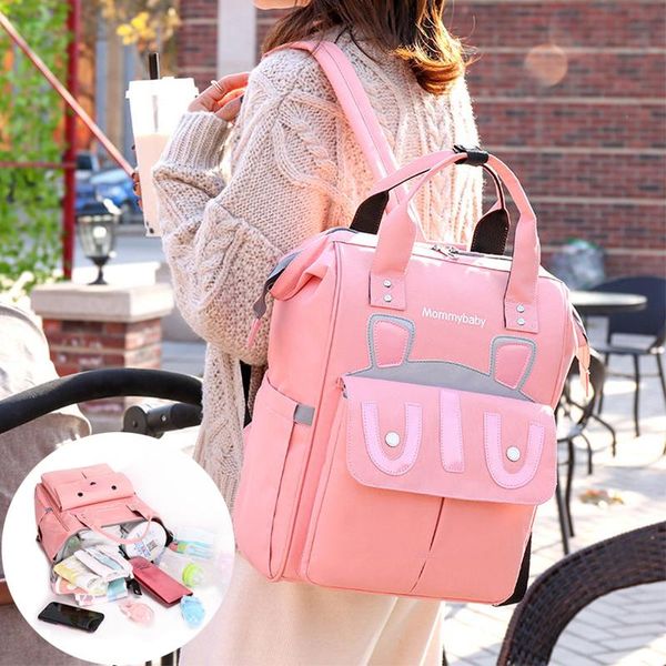 

diaper bags cat bear design mummy maternity nappy bag large capacity travel backpack nursing for baby care women's fashion