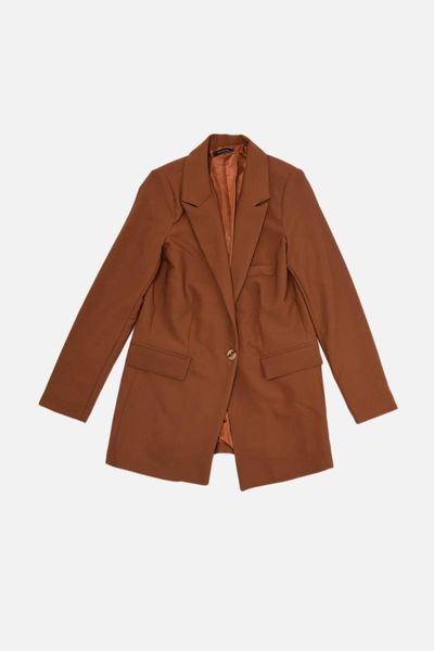 

women's jackets trendyol buttoned jacket twoaw22ce0411, Black;brown