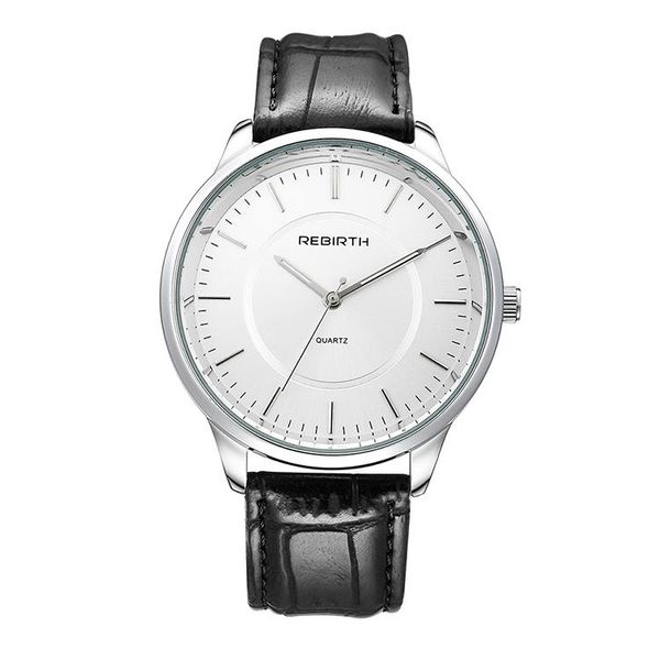 

wristwatches 2021 fashion women dress watches rebirth brand casual leather ladies quartz hour clocks analog gif, Slivery;brown
