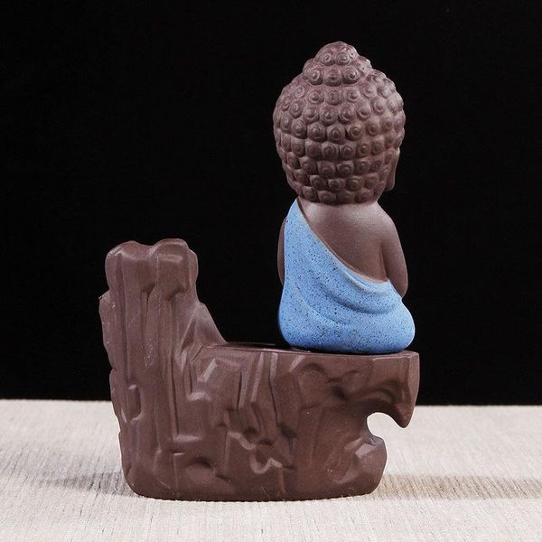 

fragrance lamps little monk small buddhism censer backflow incense holder house office home decor aia99