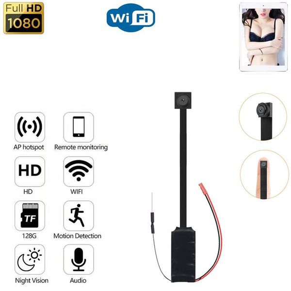 

cameras diy wifi mini camera 1080p hd night vision home surveillance video&voice recording micro camcorder phone remote monitor