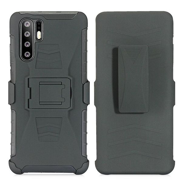 

heavy duty shockproof armor belt clip case for huawei p30 p30lite p20 pro p20lite kickstand cover holster cell phone cases