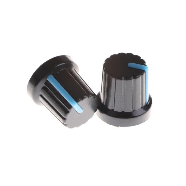 

smart home control 20pcs dia 6mm shaft hole potentiometer pot knobs caps