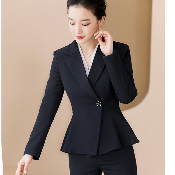 

women's suits & blazers women summer blazer coat black navy cool half sleeve ol slim outerwear female 2021, White;black