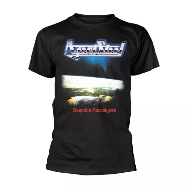 

agent steel skeptics apocalypse official t-shirt men unisex, White;black