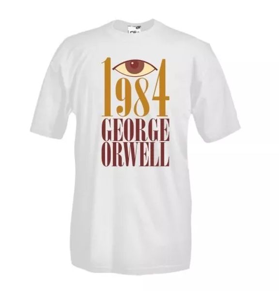 

m29 mesh 1984 orwell 1984 george orwell big brother big brother t-shirt, White;black