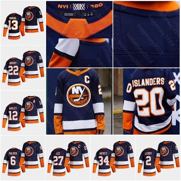 

youth new york islanders 2021 reverse retro jersey matthew balzal john tavares komarov brock nelson johnny boychuk anders lee eberle jersey, Black