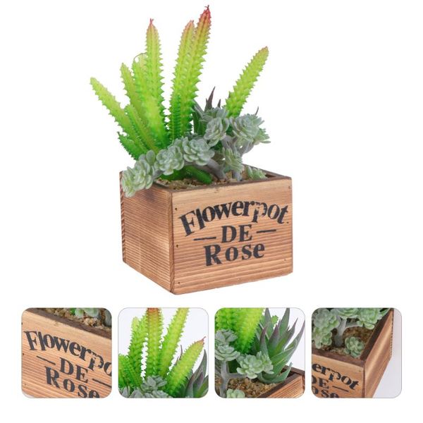 

1pc artificial potted plant ornament simulation succulent bonsai decor decorative flowers & wreaths