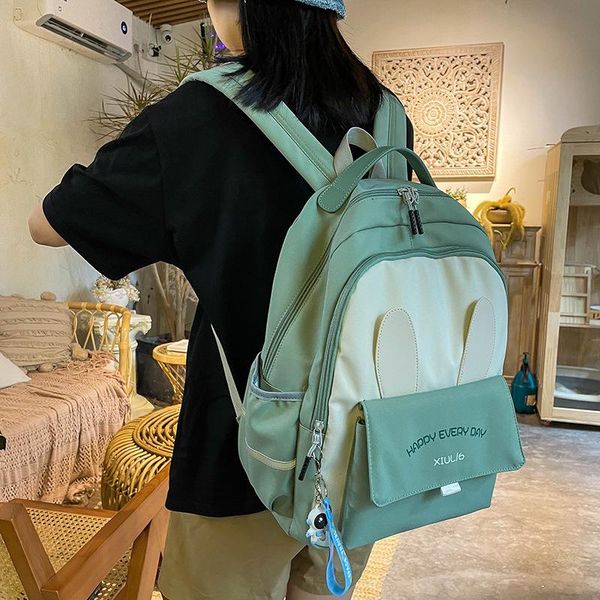 

backpack backpacks for women luxurious cute fashion ear soft girl college style school student schoolbag
