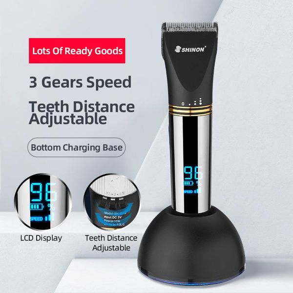 

professional lithium battery grooming kit beard trimmer electric cordless hair clippers with bottom charging