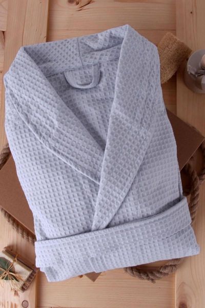 

women's sleepwear 100% cotton salyaka oversize pique bathrobe, Black;red