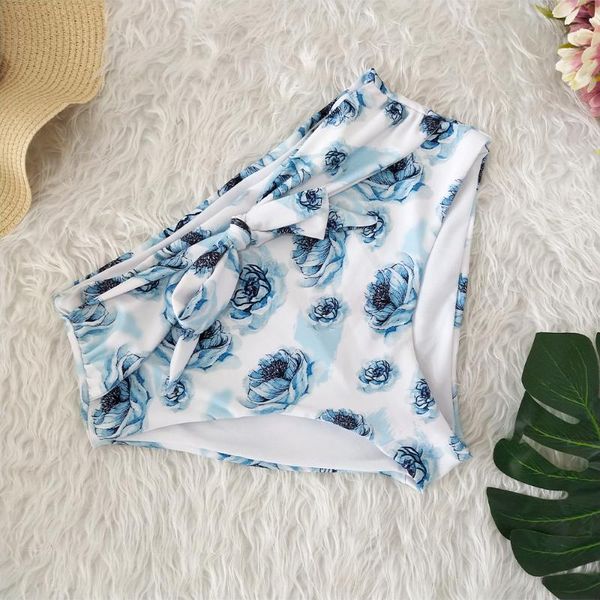 

women summer swimming trucks shorts swimwear bottom solid color ladies v thong beachwear bathing suit lacing up two-piece suits