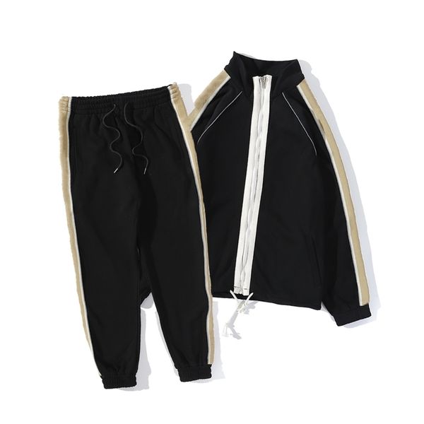 

man clothes tracksuits mens sweat suit spring autumn long sleeved two-piece set fall jogging jackets+pants sportswear hooded, Gray