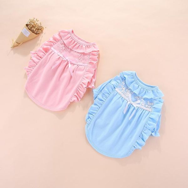 

dog apparel cotton pajamas t-shirt coat cat poodle bichon pomeranian schnauzer pet clothing tee shirt outfit garment ropa perro