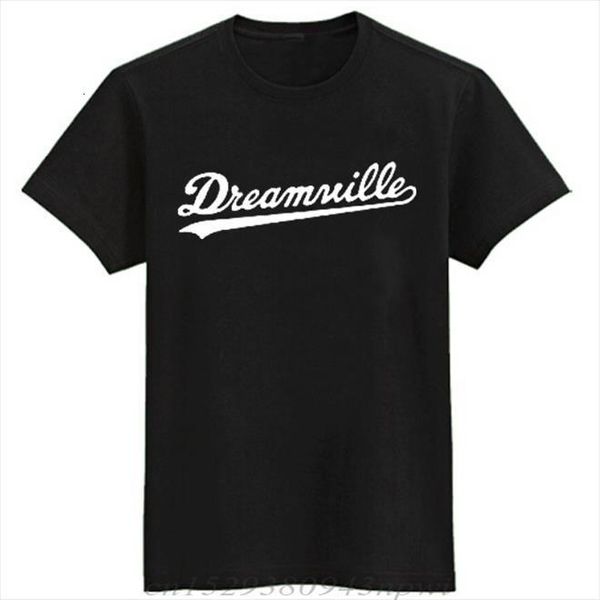 

j.cole same style short sleeve men t shirts dreamville tee hip hop brand jermaine cole cotton, White;black