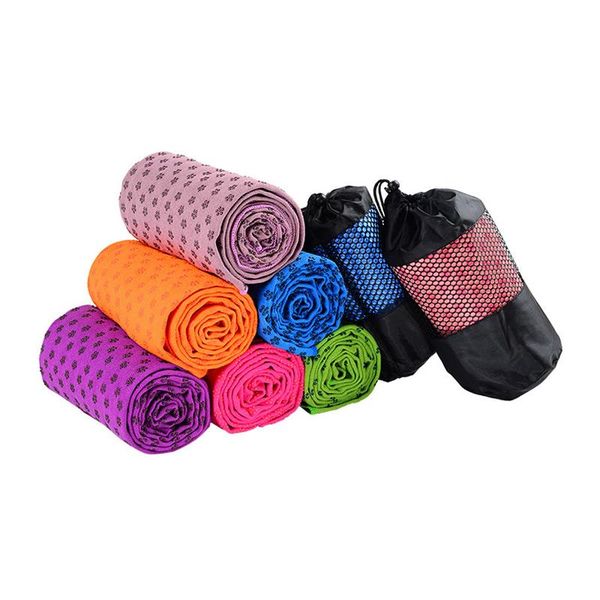

anti-slip yoga mat towel comfortable sports fitness exercise gym pilates cover blanket quick-drying sweat-absorbent blankets