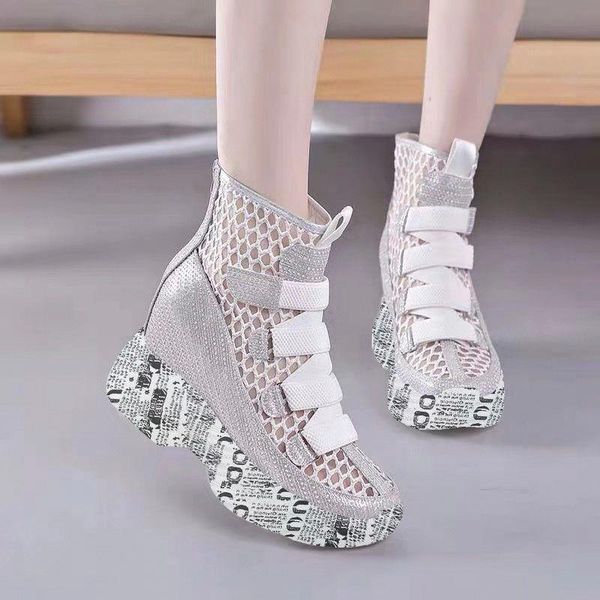 

women boots pu leather platform fashion bandage ankle zipper female femmes bottes non slip woman shoes autumn, Black