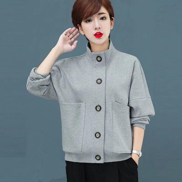 

women's jackets short coat for women 2021 spring cardigan casual fashion temperament small jacket top, Black;brown