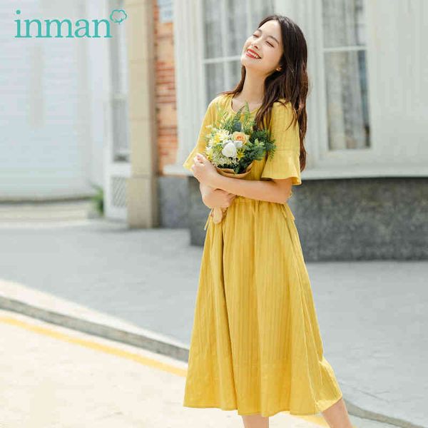 

dress summer crossed behind collar slight bow nipped waist short sleeve dress dwe5, Black;gray