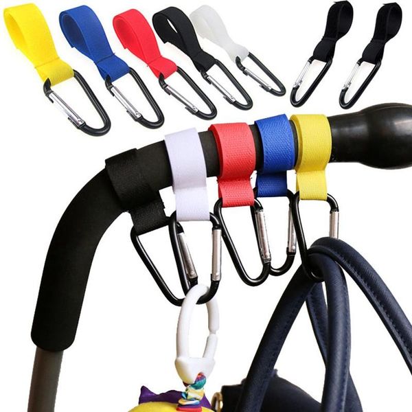 

stroller parts & accessories 3pcs/lot baby hooks universal pram pushchair carriage buggy clip mummy bag hanging strap