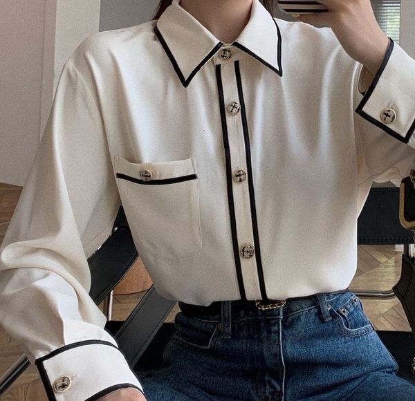 

shirt 2021 style commuter long-sleeved ekz9, White