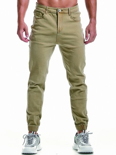 

romwe guys solid skinny jeans p0sj#, Blue