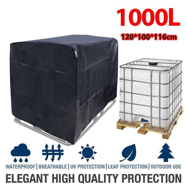 

shade outdoor waterproof garden 1000 liters ibc rain water tank dust cover aluminum foil sun uv protective container covers