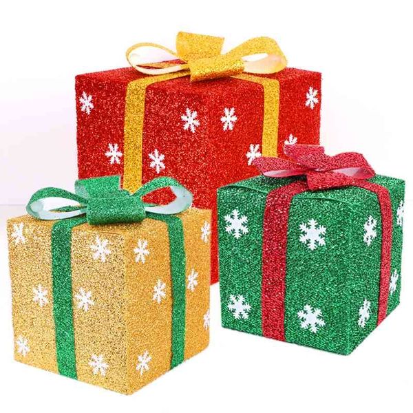 

daily necessities christmas tree decoration frosted gift box