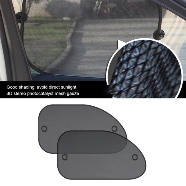

car window sunshade for front rear windshield sun shade suction cup protection mesh baby kids