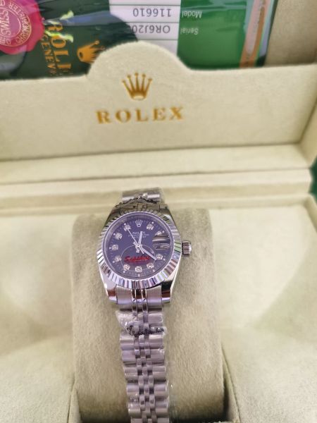 

with original box papers luxury women watch lady size 26mm date girl sapphire glass wristwatch automatic mechanical movement watch 2022, Slivery;brown