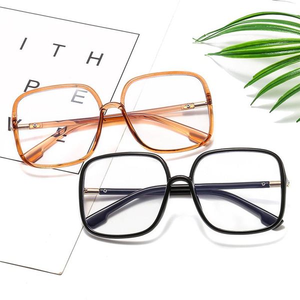 

fashion sunglasses frames eyeglass frame comfortable no pressure big glasses, Black