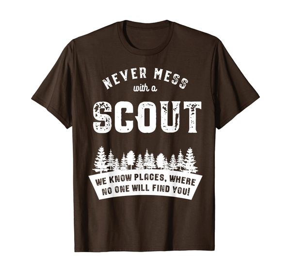 

Funny Scout T-Shirt - Never mess with a Scout, Mainly pictures