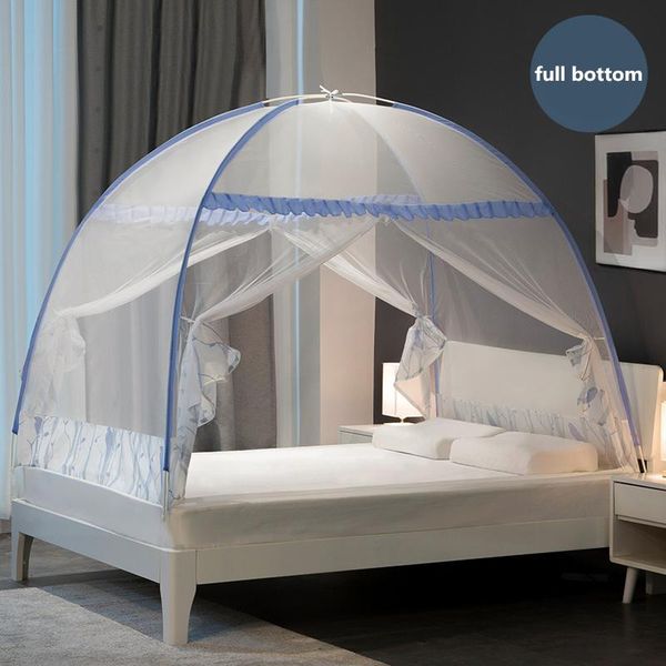 

mosquito net the simple style -up single double bed fiberglass rod can be folded to increase yurt