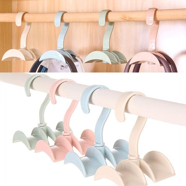 

multifunction tie coat closet hanger bag plastic storage laundry wardrobe punch organizer without tool rack rotated y4i6 hangers & racks