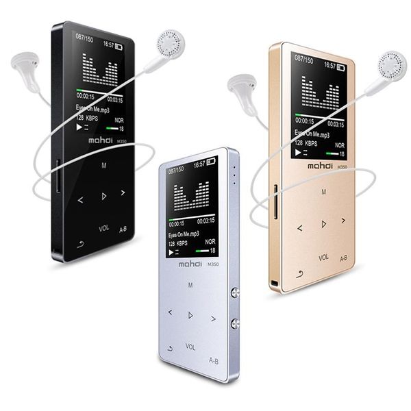 

metal bluetooth sport mp3 player portable audio 8gb with built-in speaker fm radio ape flac music & mp4 players