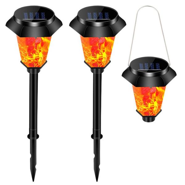 

thrisdar solar flickering flames lamps torch lights outdoor landscape garden pathway light for driveway patio lawn