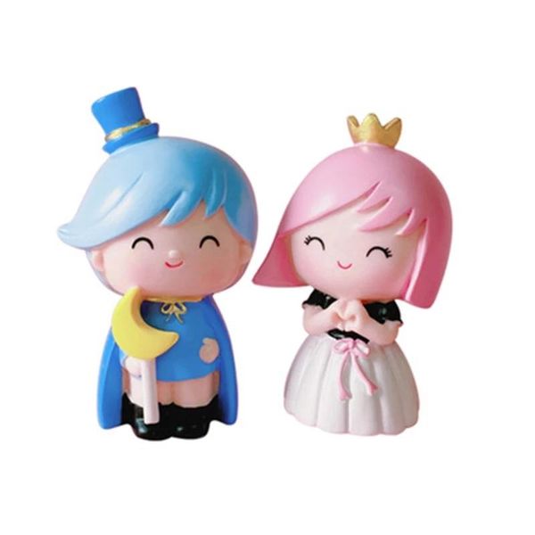 

decorative objects & figurines zocdou 1 piece lovely boy girl small statue little figurine crafts figure ornament miniatures