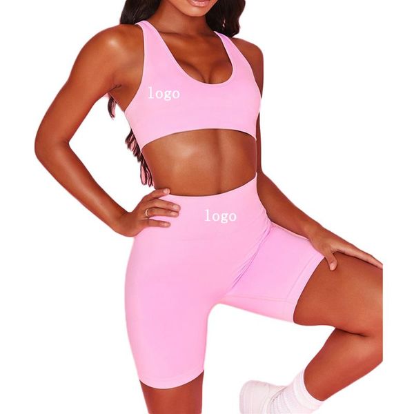 

breathable sports fitness gym outfit 2 piece women workout yoga set