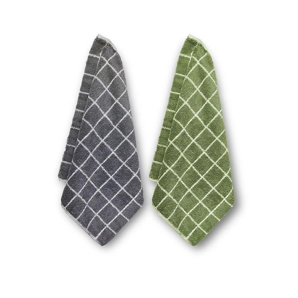 

towel cotton towels 35x35 face children kerchief hand gary green