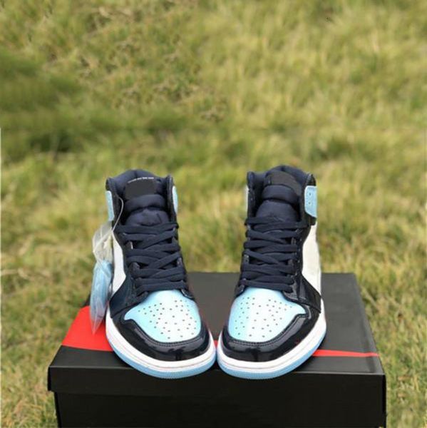 

shoes qaulity 1 og unc patent wmns 1s obsidian blue white men women