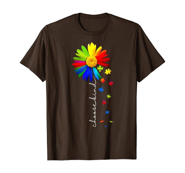 

choose kind autism awareness daisy flower shirt, warrior, White;black