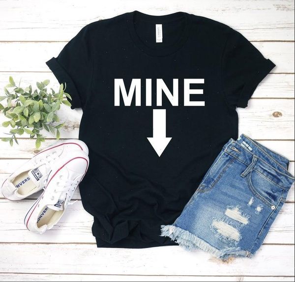 

mine womens arrow pro choice women tshirt cotton casual funny t shirt lady yong girl tee 5 colors, White
