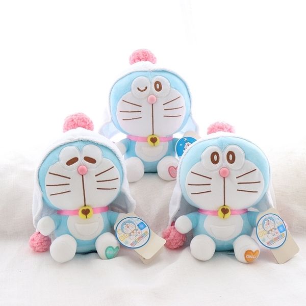 

genuine dingdang cat plush toy doraemon blue fat doll children's gift