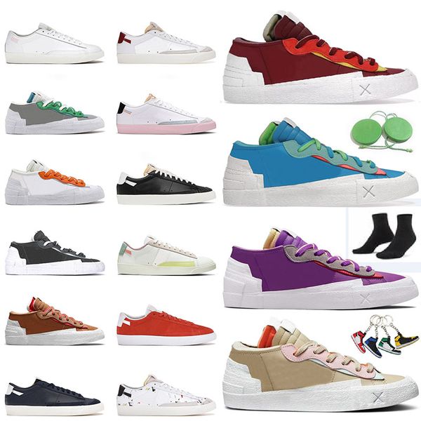 

blazers low sports running shoes trainers reed neptune blue mid 77 designer sneakers iron grey purple dusk team red magma orange british tan