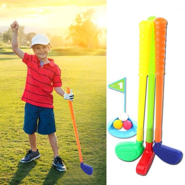 

complete set of clubs children kids golf club toys 3 ball toy mini game sports for baby grasping ability developing supply1