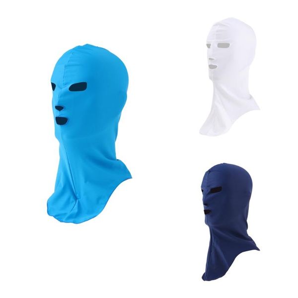 

swimming caps swiming diving wetsuit hood uv sun protection full face mask head neck cover bikini elastic swim cap
