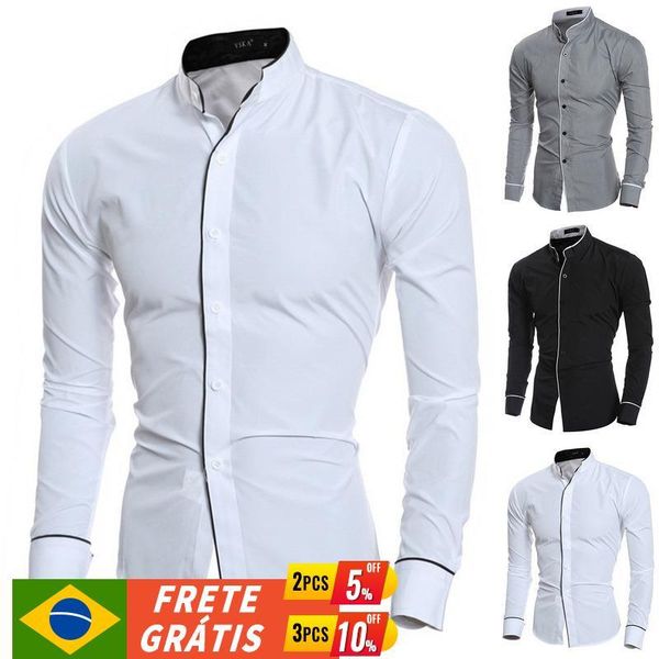 

men's dress shirts 2021 brand men shirt male fashion casual long sleeve business formal camisa social masculina, White;black