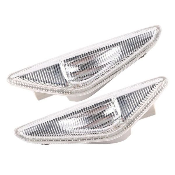 

emergency lights 1 pair clear lens led side fender marker turn signal light fit for x3 f25 x5 e70 x6 e71 e72 2011 2012 2013 2014 6313717